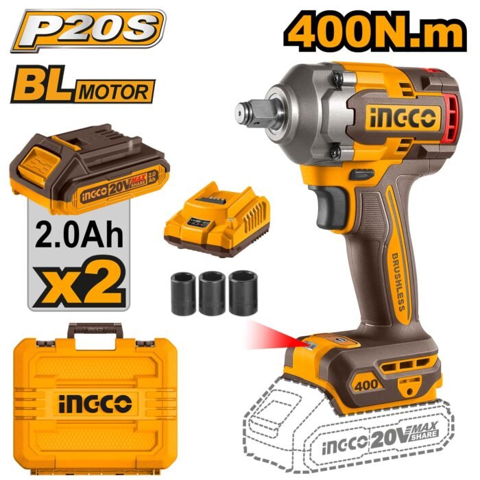 ingco cordless impect wrench 20v