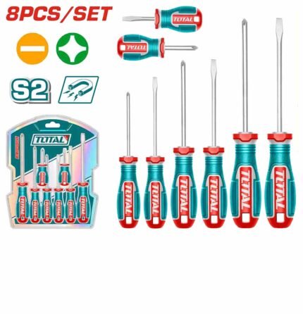 Total 8 Pcs screwdriver set TKSDS0826