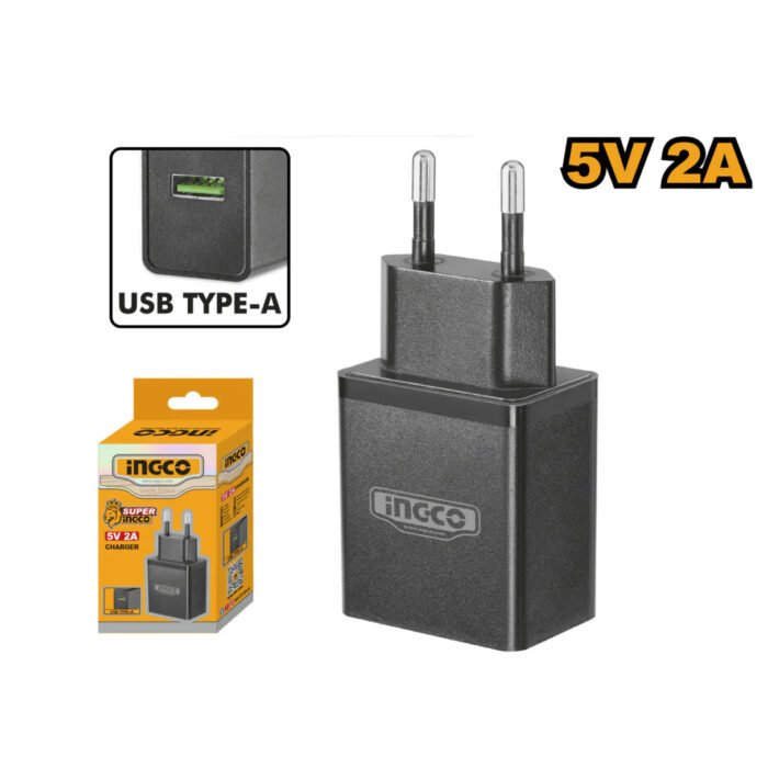 ingco ingco usb charger 5v 2a fcli120502 batteries chargers 33376666026118 1 Shanghai Hardware