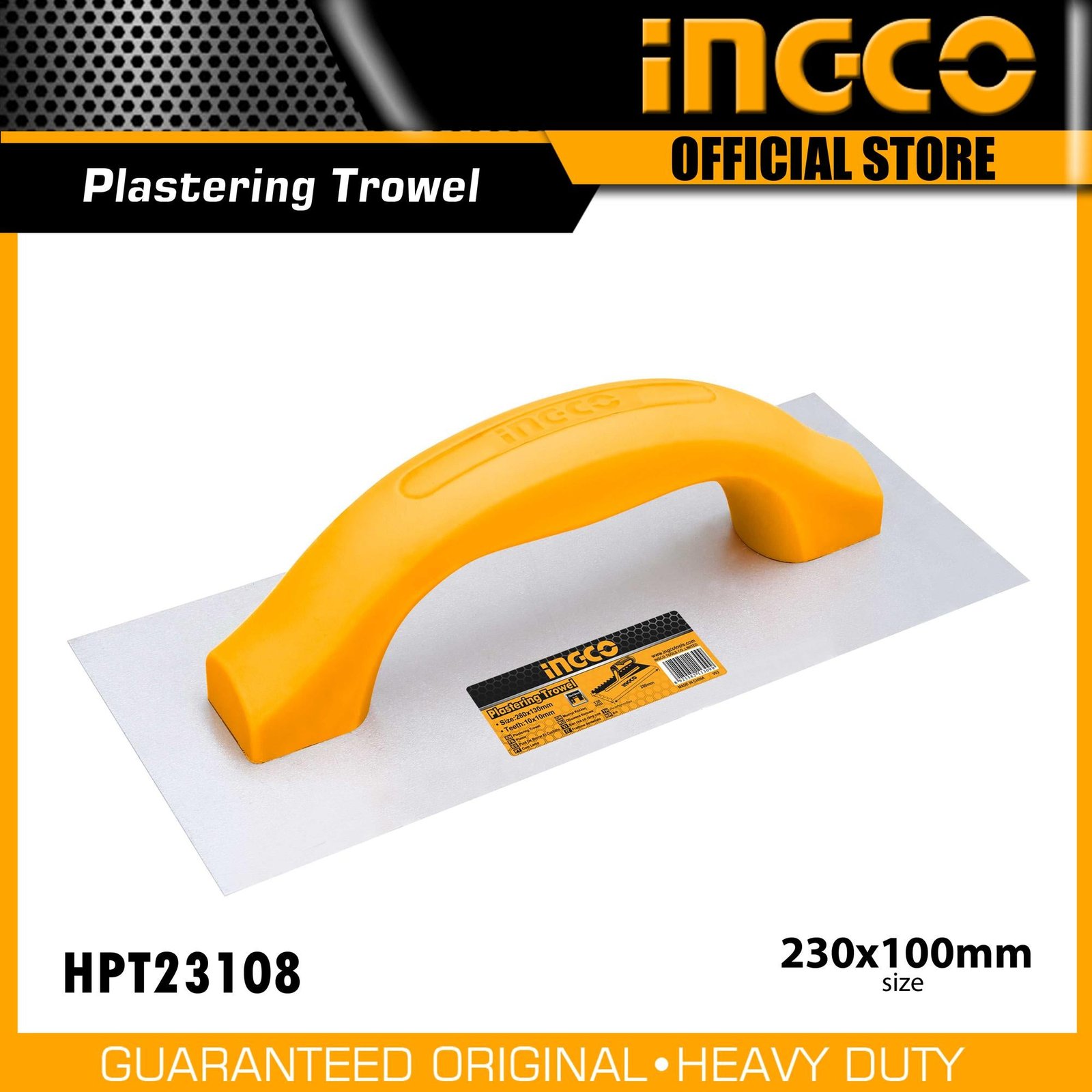 INGCO Plastering Trowel 9" HPT23108 1 83604f328d616e16c18917b5bb96fc09 83604f328d616e16c18917b5bb96fc09 My Store