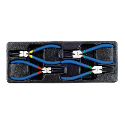 LICOTA MADE IN TAIWAN 4PCS SNAP RING PLIERS SET 175MM