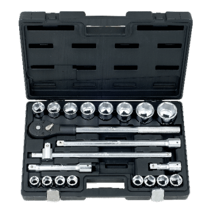 LICOTA MADE IN TAIWAN 21PCS 3/4" DR. FLANK SOCKET SET, 12PT 19-50MM
