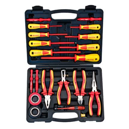 LICOTA MADE IN TAIWAN 19PCS VDE TOOL SET