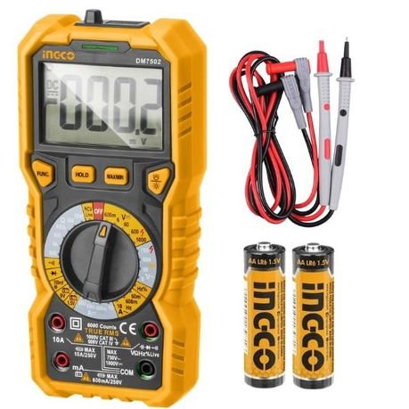 INGCO Digital Multimeter DM7502 1 DM7502 DM7502 My Store