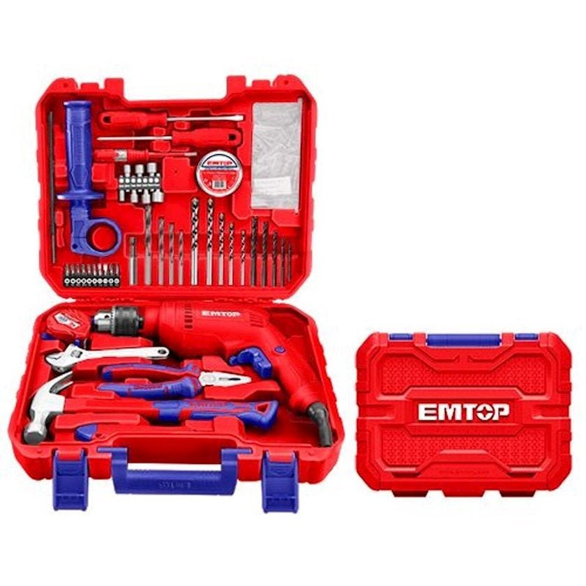 EMTOP 122pcs Tools set (With 680w Impact Drill) EEDK12201 1 EEDK12201 EEDK12201 My Store