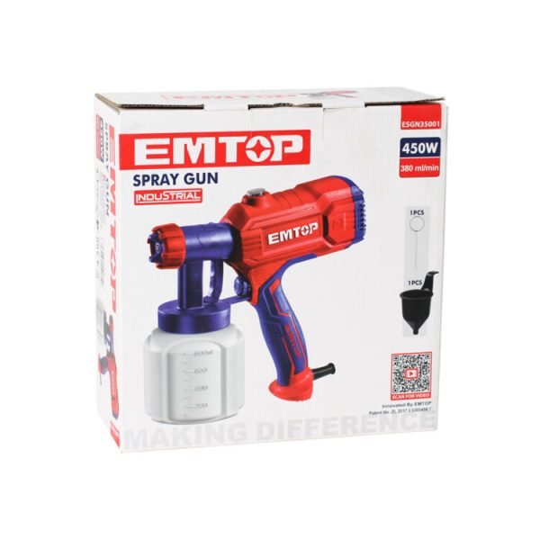 EMTOP 450W Spray Gun ESGN35001 1 ESGN50001 ESGN50001 My Store