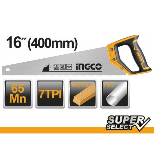 INGCO Hand Saw 16" HHAS15400 1 HHAS15400 HHAS15400 My Store