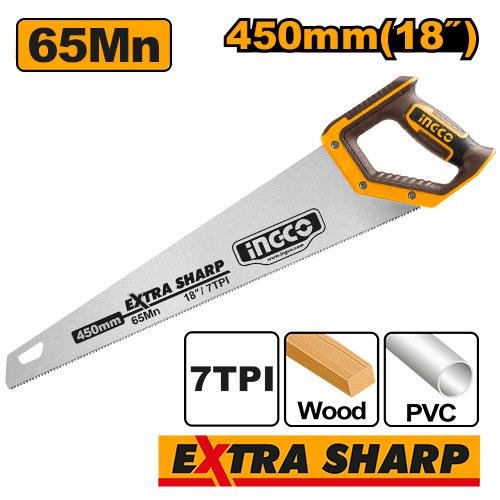 INGCO Hand Saw 18" HHAS15450 1 HHAS15450 HHAS15450 My Store