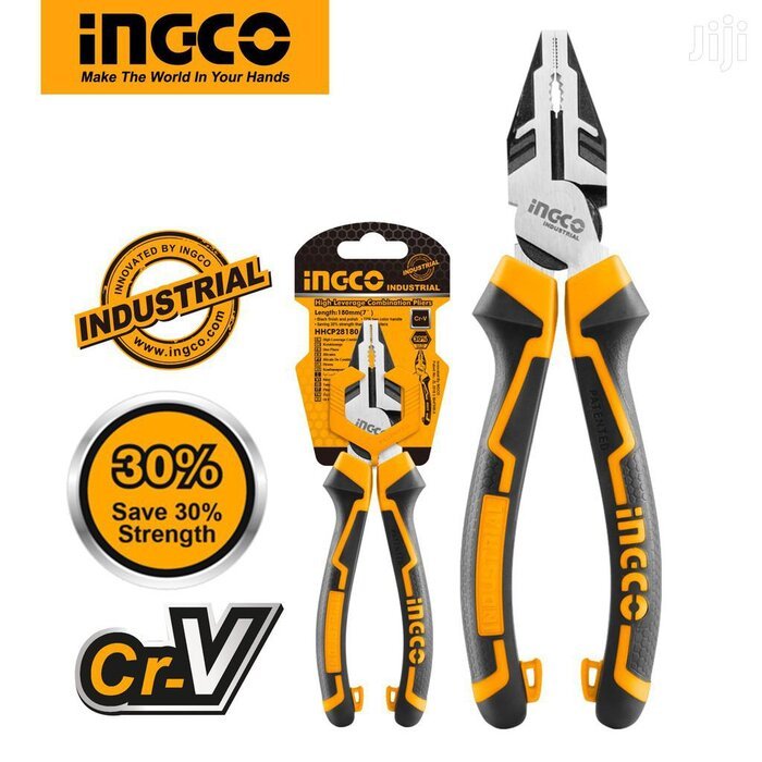 INGCO High leverage Combination Plier 8" Industrial HHCP28200 1 HHCP28200 1 HHCP28200 1 My Store