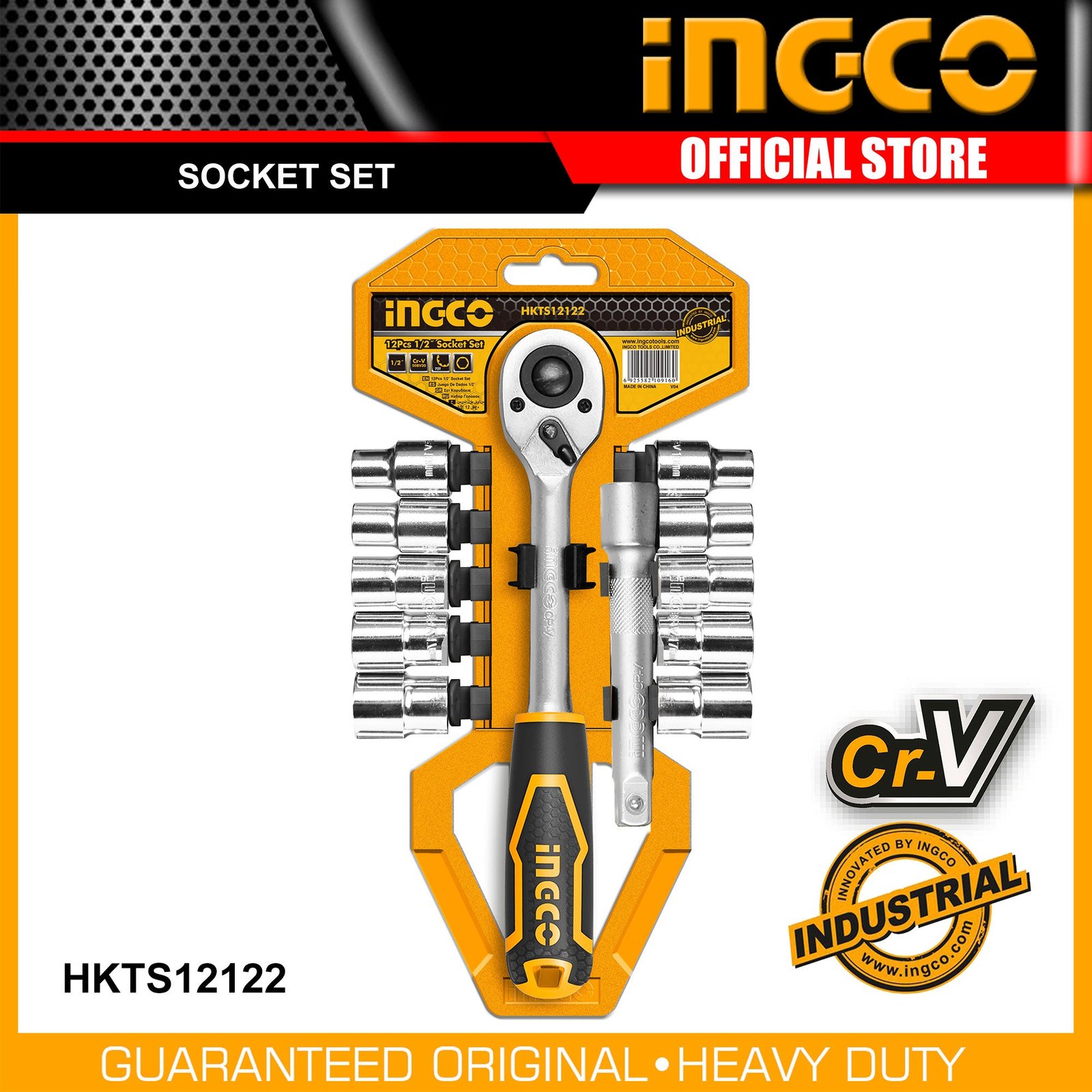 INGCO 12pcs Socket set 1/2" (10-24mm) HKTS12122 1 HKTS12122 6241d370 50ea 4b1f aad1 1116c60c231a HKTS12122 6241d370 50ea 4b1f aad1 1116c60c231a My Store