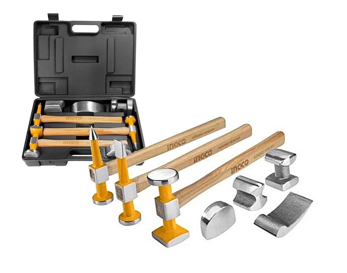 INGCO 7pcs Body And Fender Hammer Set(Heavy duty,Genuine Hickory handle) HBAFH0711 1 Untitled 4 7dbfd2b2 ca7b 4cbd ac8b b8cc76274a29 Untitled 4 7dbfd2b2 ca7b 4cbd ac8b b8cc76274a29 My Store