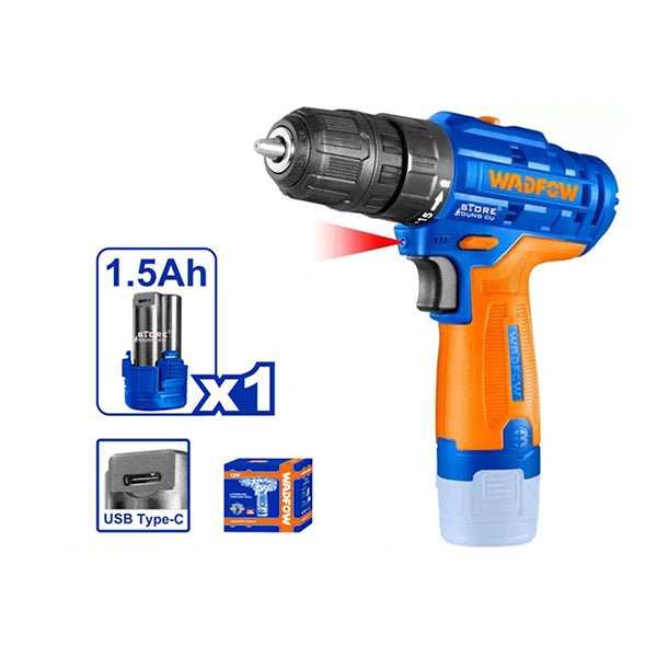 WADFOW 12V Cordless Drill WCDS520 1 WCDS520 WCDS520 My Store
