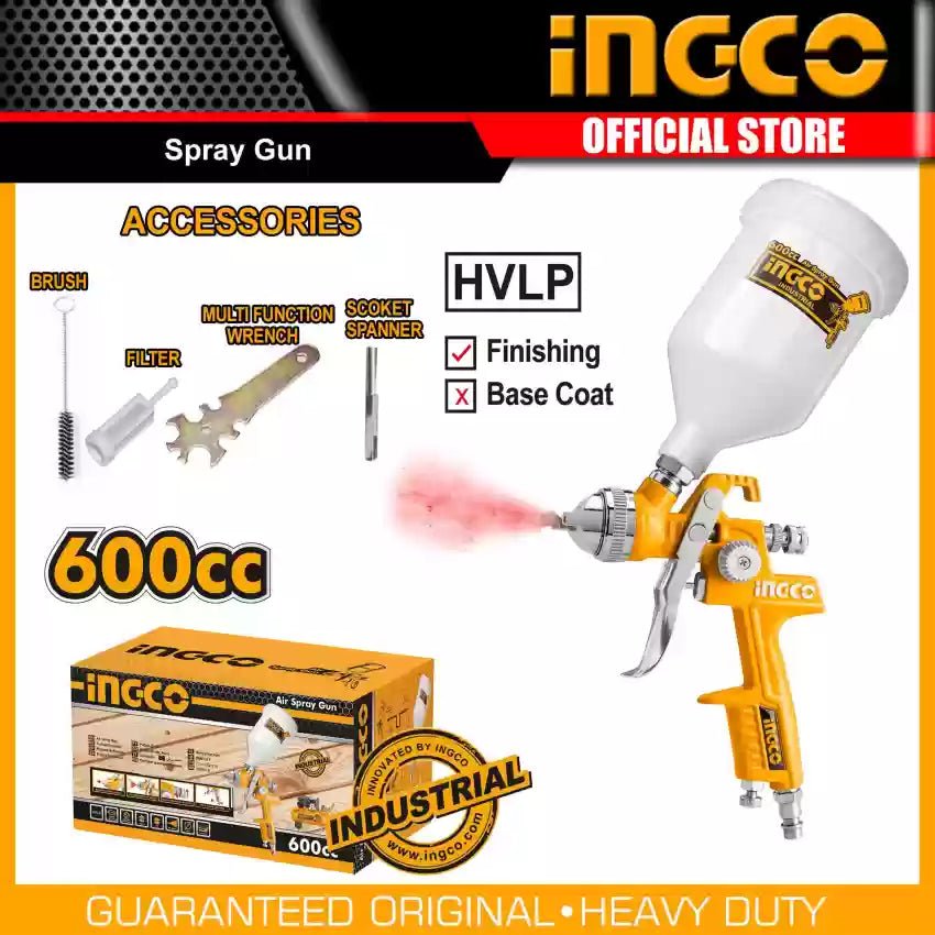 INGCO Air Spray Gun 600cc ASG1061 1 asg10611 asg10611 My Store