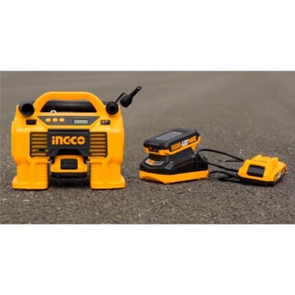 INGCO 20V Cordless Auto Air Compressor (WITH Battery & Charger) CACLI2002