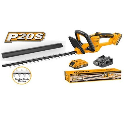 INGCO 20v Cordless Hedge Trimmer (WITH Battery & Charger) CHTLI20461