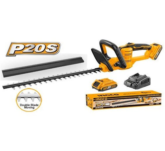 INGCO 20v Cordless Hedge Trimmer (WITH Battery & Charger) CHTLI20461 1 chtli20461 chtli20461 My Store