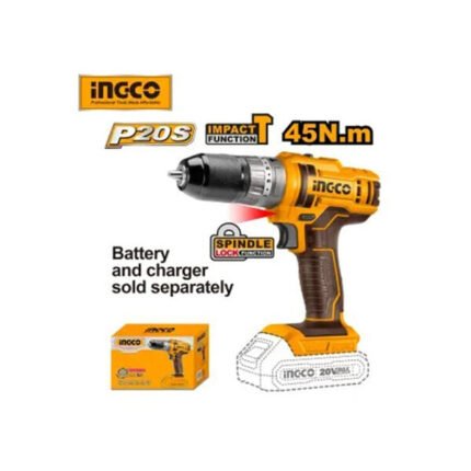 INGCO 20V Impact Drill (WITHOUT Battery & Charger) CIDLI201455