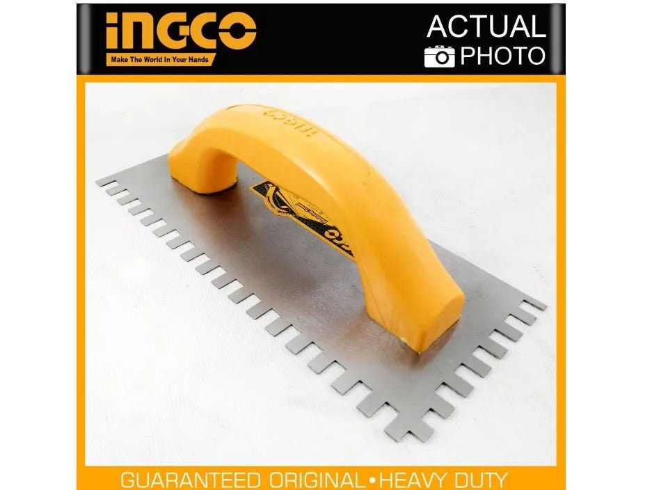 INGCO Plastering Trowel with teeth 9" HPTT23108 1 My Store