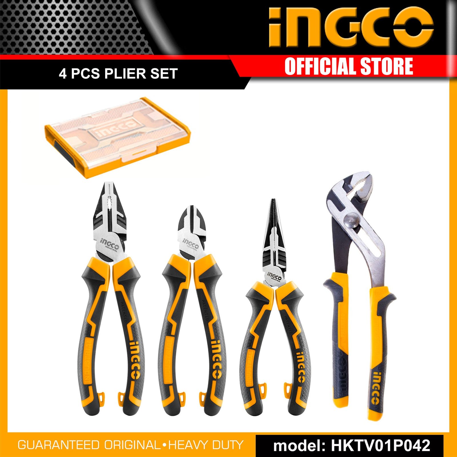 INGCO 4pcs High Leverage Pliers set HKTV01P042 1 hktv01p042 1 hktv01p042 1 My Store