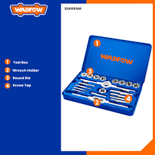 WADOW 20pcs metric Tap & Die set WAJ1L02 1 images fdddcd02 33c4 4f2a 8194 950fdefad5b3 images fdddcd02 33c4 4f2a 8194 950fdefad5b3 My Store