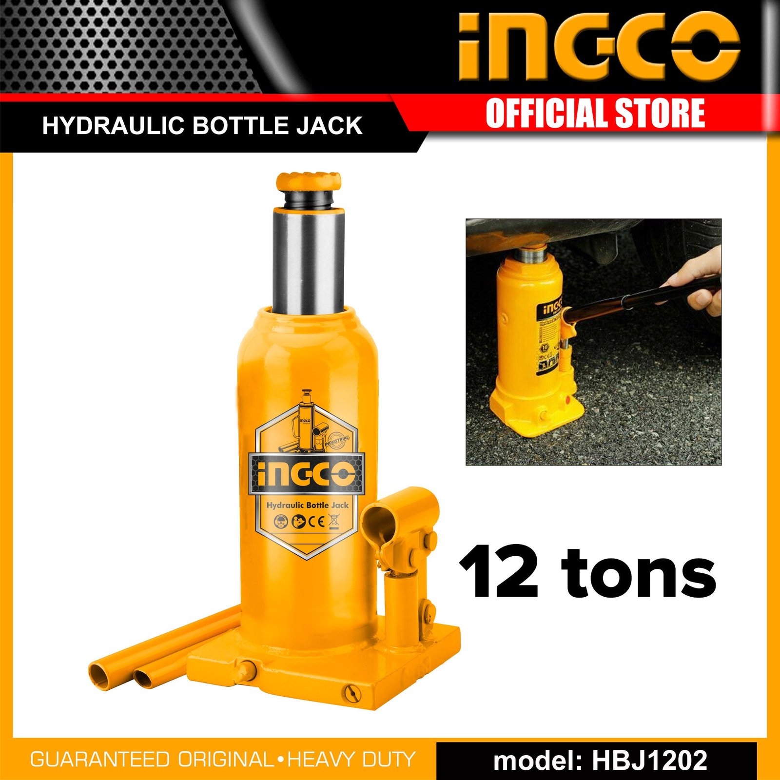 INGCO Bottle Jack 12ton HBJ1202 1 ingco hbj1202 2 ingco hbj1202 2 My Store
