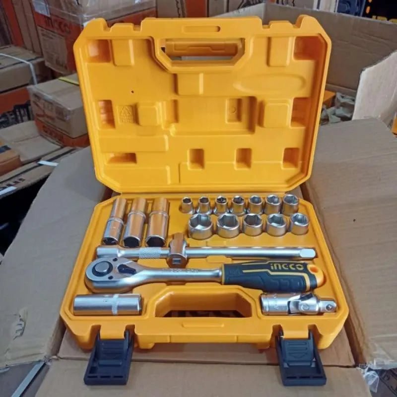 INGCO 20pcs Socket set 1/2" HKTS12201 1 no brand no brand full02 jpg no brand no brand full02 jpg My Store