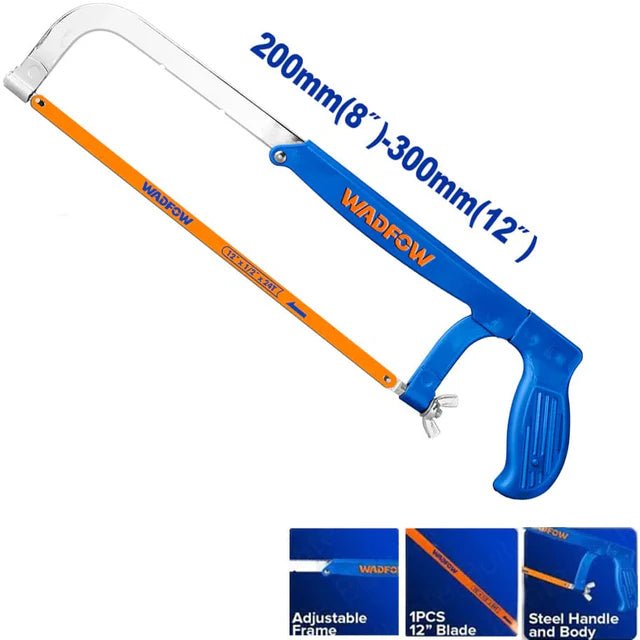 WADFOW Adjustable Hacksaw Frame 8"-12" WHF3110 1 wadfow wadfow 8 12 adjustable hacksaw frame whf3110 hand saws cutting tools 33485976109190 wadfow wadfow 8 12 adjustable hacksaw frame whf3110 hand saws cutting tools 33485976109190 My Store
